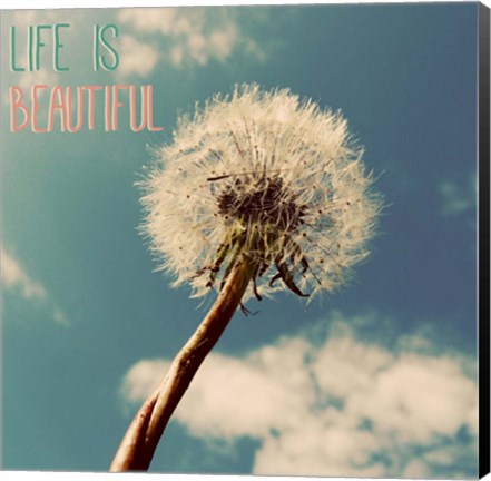 Framed Life is Beautiful Print