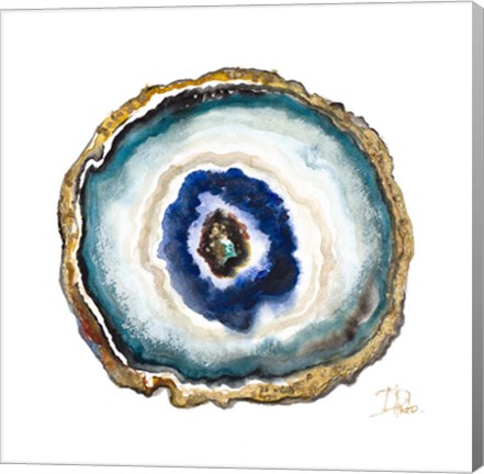 Framed Agate Watercolor II Print