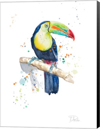 Framed Watercolor Toucan Print