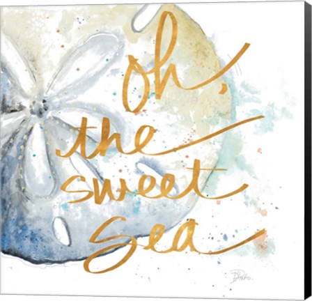 Framed Oh the Sweet Sea Print