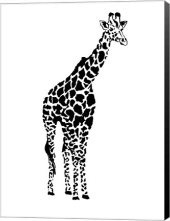 Framed Giraffe Print