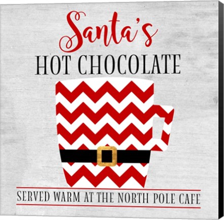 Framed North Pole Cafe Print
