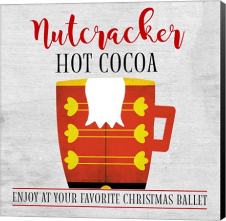 Framed Nutcracker Hot Cocoa Print