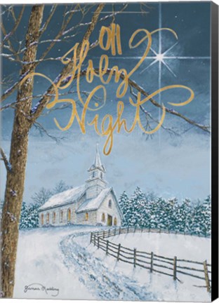 Framed Oh Holy Night Print