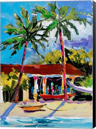 Framed Caribbean Shore Print