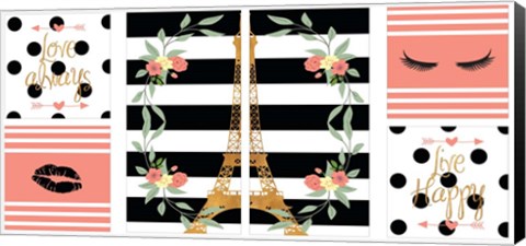 Framed Paris Lady Pack Print