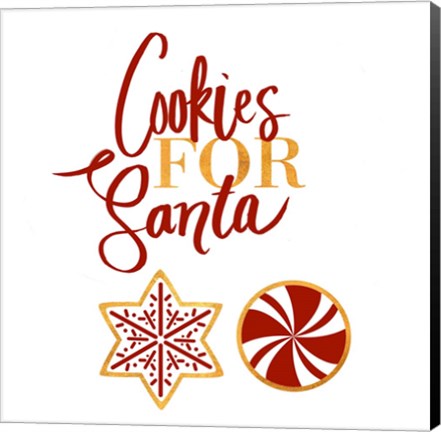 Framed Cookies for Santa Print