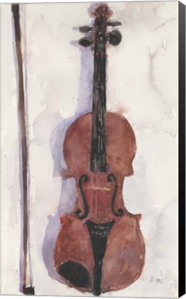 Framed Violin Print