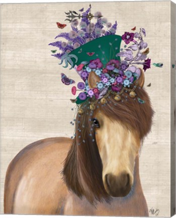 Framed Horse Mad Hatter Print