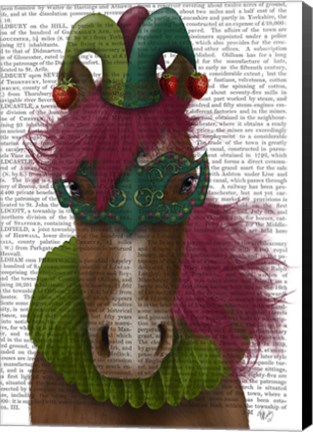 Framed Horse Strawberry Fool Print