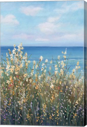 Framed Flowers at the Coast II Print