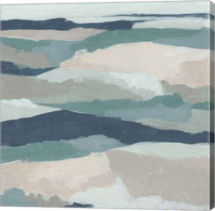 Framed Blue Vista II Print