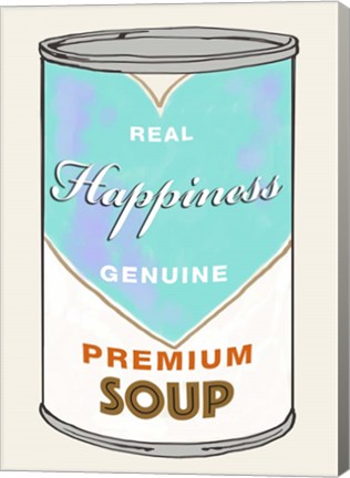 Framed Happiness Soup Print