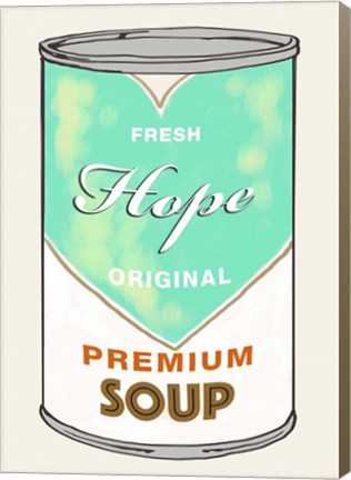 Framed Hope Soup Print