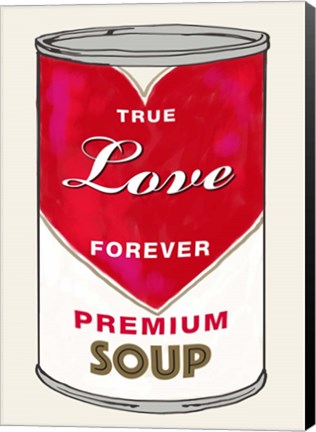 Framed Love Soup Print