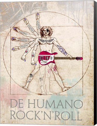 Framed De Humano Rock&#39;n&#39;roll Print