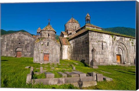 Framed Haghpat Monastery, Unesco World Heritage Site, Debed Canyon, Armenia Print