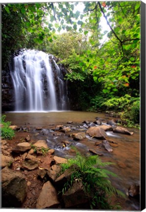 Framed Ellinjaa Falls,  Waterfall Circuit, Queensland, Australia Print