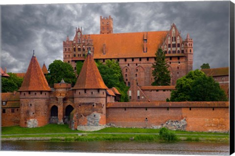 Framed Poland, Malbork Medieval Malbork Castle Print