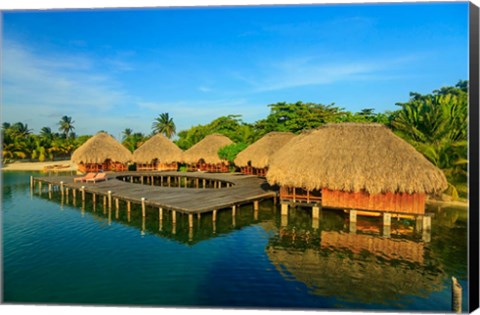 Framed Resort, Belize Print