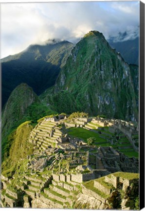 Framed Peru, Machu Picchu, Morning Print