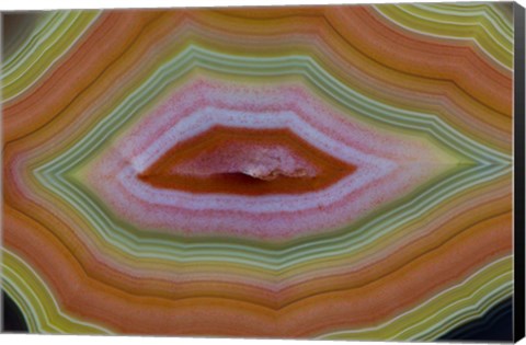 Framed Banded Agate, Quartzsite, Az 4 Print