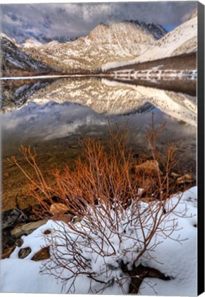 Framed California, Sierra Nevada Range Spring Snow At North Lake 2 Print