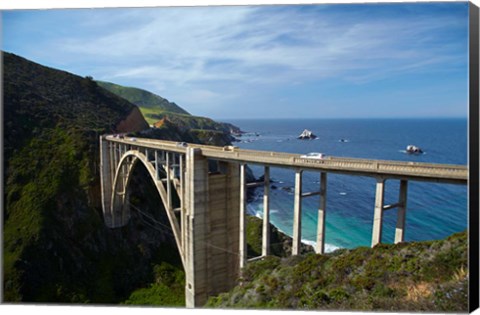 Framed Bixby Creek Bridge, California Print