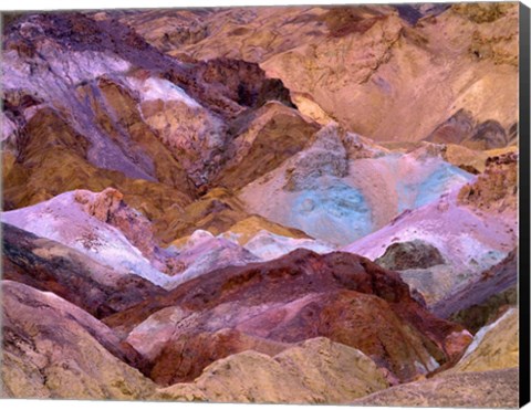 Framed California, Death Valley Np, Artist&#39;s Palette Print