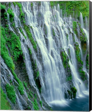 Framed Burney Falls, California Print