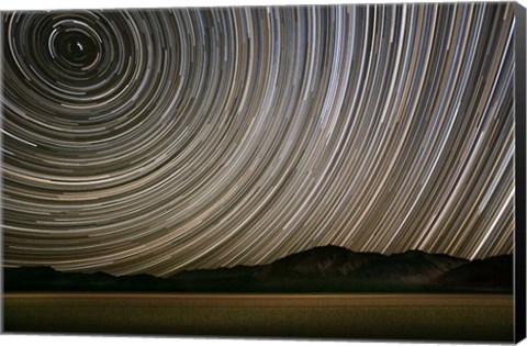 Framed California, Death Valley Star Streaks Print