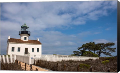 Framed Old Point Loma Lighthouse Print