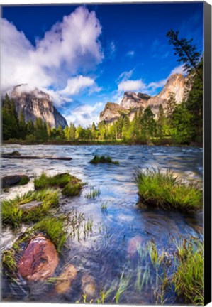 Framed Gates Of The Valley, California Print