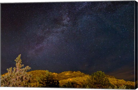 Framed Milky Way Above Mountains, Colorado Print