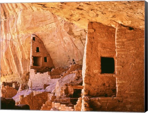 Framed Colorado, Mesa Verde, Long House Print