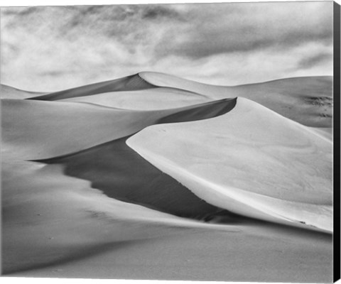 Framed Great Sand Dunes National Park (BW) Print