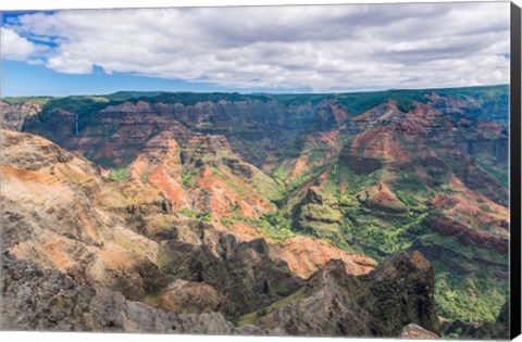 Framed Waimea Canyon, Kauai, Hawaii Print