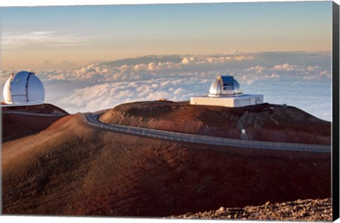 Framed Mauna Kea Observatory Hawaii Print