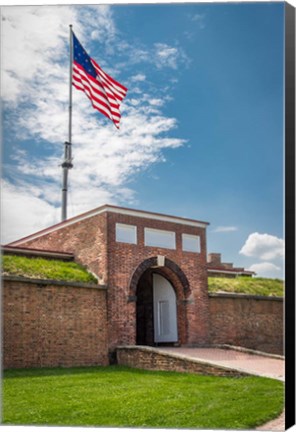 Framed Historic Fort Mchenry, Birthplace Of The Star Spangled Banner Print