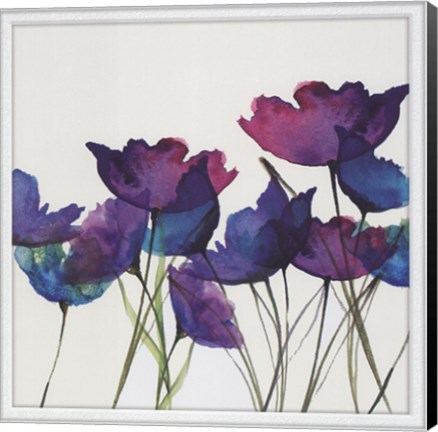 Framed Watercolor Garden 2 Print