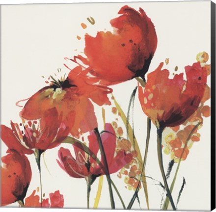 Framed Watercolor Garden 3 Print