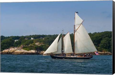 Framed Annual Schooner Festival, Massachusetts Print