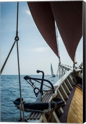 Framed Annual Schooner Festival, Anchor, Massachusetts Print