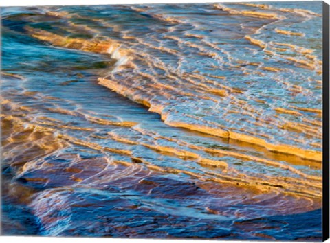 Framed Lake Superior In Picture Rock National Seashore Print