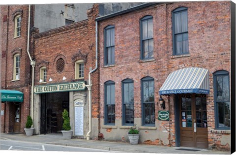 Framed Cotton Exchange, Wilmington, North Carolina Print