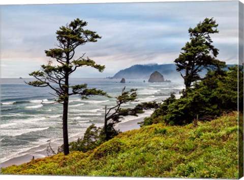 Framed Cannon Beach, Oregon Print