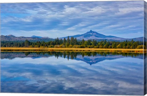 Framed Black Butte Ranch Panorama, Oregon Print