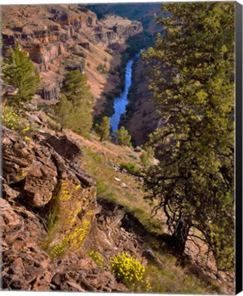 Framed Deschutes Canyon Landscape, Oregon Print