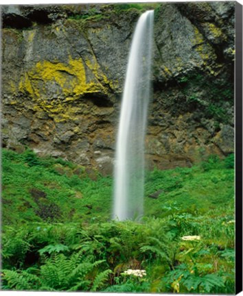 Framed Elowah Falls, Oregon Print