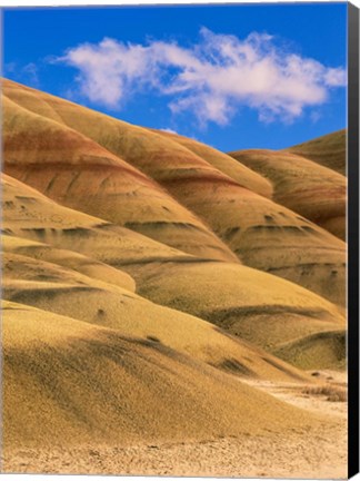 Framed Painted Hills Unit, John Day Fossil Beds National Monument, Oregon Print